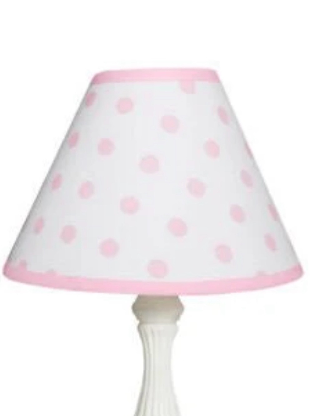 New Pink Polka Dot Lamp Shade for Baby Nursery Uno Style Dots Little girls room